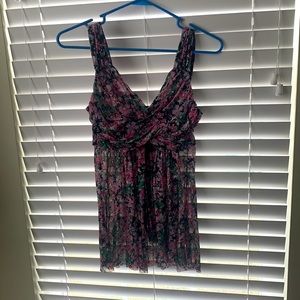 Babydoll sheer top